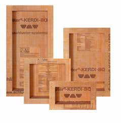 Befliesbare Wandnischen & Duschablagen