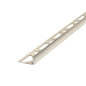 Preview: Fliesenschiene 12,5 mm Edelstahl natur glänzend, 250 cm