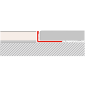 Preview: Fliesenschiene 12,5 mm Edelstahl natur glänzend, 250 cm