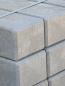 Preview: 1 x hanit Rechteckpalisade Hohlprofil 16 x 12 x 60cm, grau
