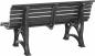 Preview: Gartenbank Helgoland 3 Sitzer  Graphitgrau