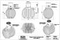Preview: Erdspeicher rund 3500 Liter inkl. Schacht DN 600 & Deckel