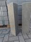 Preview: 4 x hanit Rechteckpalisade Hohlprofil 16 x 12 x 60cm, grau