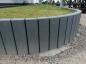 Preview: 1 x hanit Rechteckpalisade Hohlprofil 16 x 12 x 60cm, grau