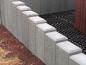 Preview: 1 x hanit Rechteckpalisade Hohlprofil 16 x 12 x 60cm, grau