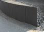 Preview: L-Stein aus Recyclingkunststoff Anthrazit LxBxH: 50x50x105cm