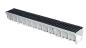 Preview: 1m MEAFLUID 1500 Grau Rinne inkl. Guss-Stegrost  B 125