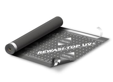 37,50m² Rewasi Top UV+ 130 Unterdeckbahn / Unterspannbahn mit 2x Klebestreifen