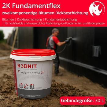 Preview: 30l Bornit Fundamentflex 2K Bitumen Dickbeschichtung