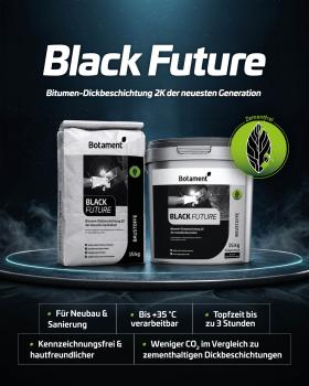 Preview: 30 kg Botament Black Future Bitumen Dickbeschichtung 2K