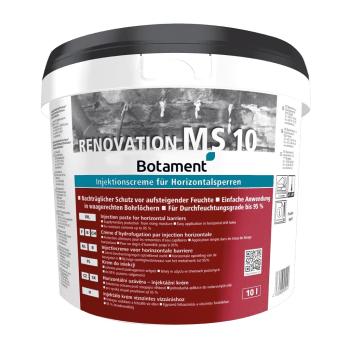 10 l Botament Renovation MS10 Injektionscreme / Silancreme zur Horizontalsperre