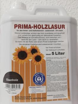 PRIMA-Holzlasur 5 Liter Kanister Ebenholz