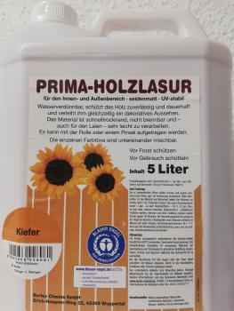 PRIMA-Holzlasur 5 Liter Kanister KIEFER