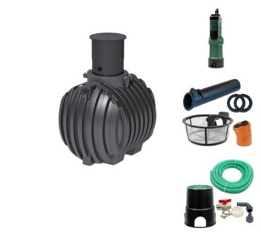 Umweltpaket-Plus Erdspeicher rund 3500 Liter mit Zubehör