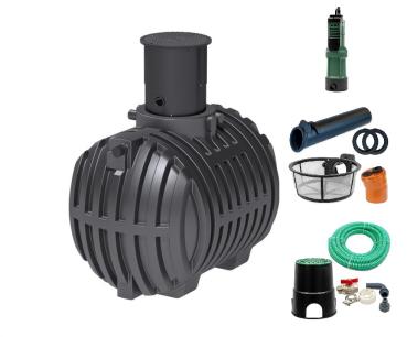 Umweltpaket-Plus Erdspeicher rund 4500 Liter mit Zubehör
