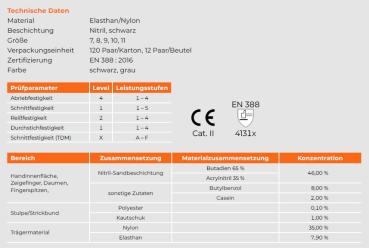 Montagehandschuh Super-Flex TouchPro Größe 10