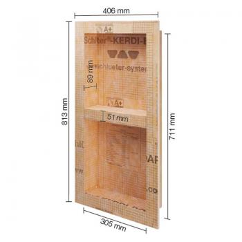 Schlüter Kerdi Board N Wandnische D 305mmx711mmx89mm