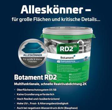 Preview: Botament RD2 Reaktivabdichtung 2K flexibel rissüberbrückend 20 kg