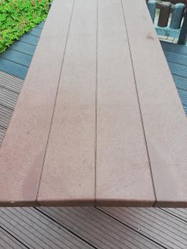 hanit Tisch Trinity wetterfest aus Recycling-Kunststoff