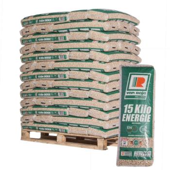 1 Palette 975 kg Holzpellets DINplus ENplus A1 (65 Säcke à 15 kg)
