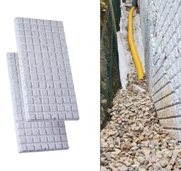 Preview: 60mm Grundmauerschutz & Drainageplatte