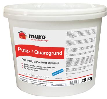 20 kg muro Putzgrund & Quarzgrund für Innen und Außen