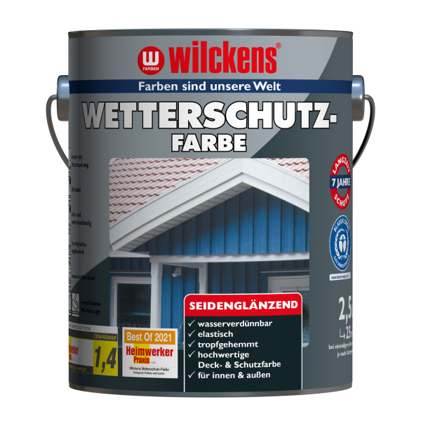 Wilckens Wetterschutzfarbe RAL 7016 Anthrazitgrau Dose á 2,50l