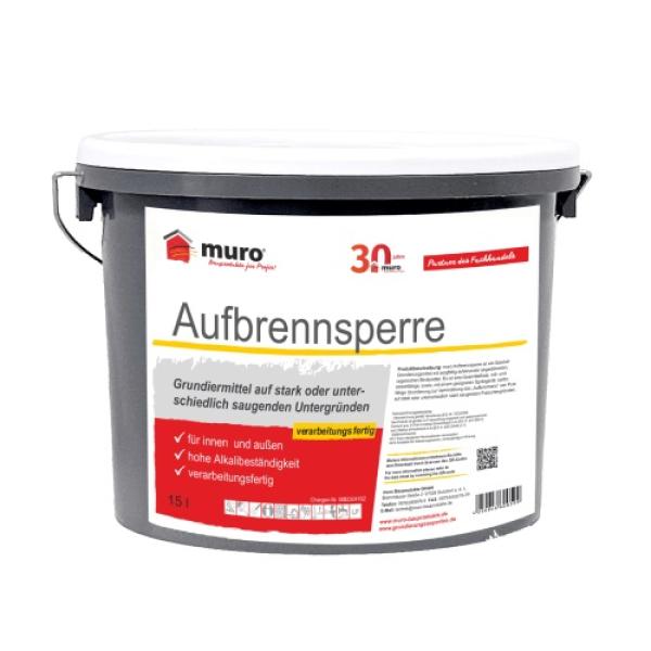 15 L muro Aufbrennsperre Verarbeitungsfertig
