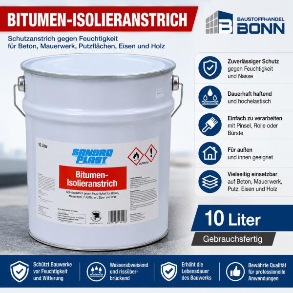 10L Bitumen Isolieranstrich