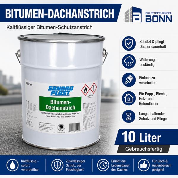 10L Bitumen Dachanstrich