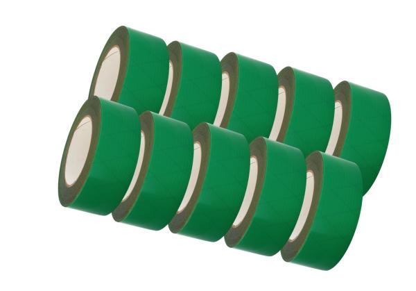 10 x Folien-Klebeband grün Multiband für Dampfbremsen 50mm x 25m