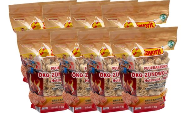 FAVORIT Zündwolle Sparpack 8 kg
