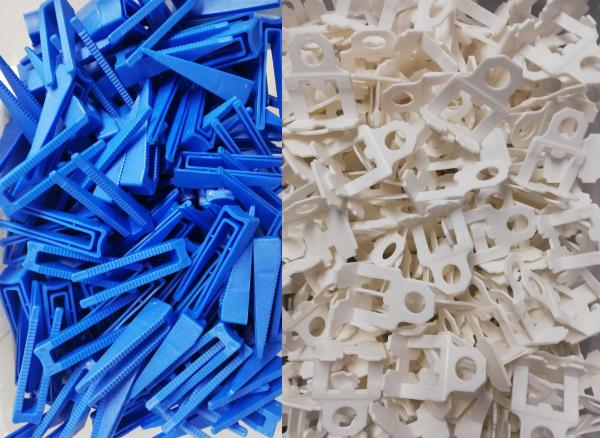 700 teiliges Fliesen Nivelliersystem Zuglaschen 1mm & Keile