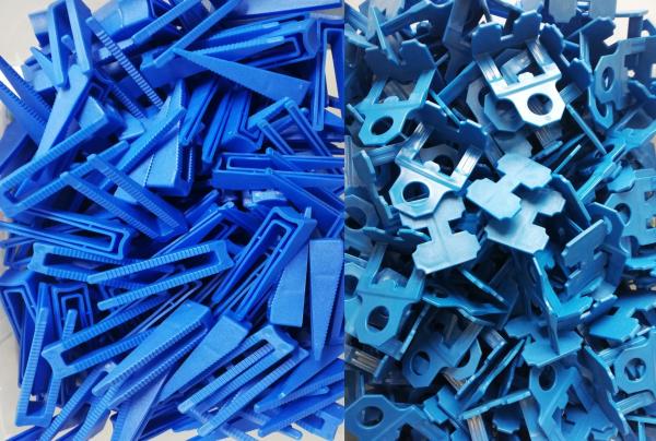 700 teiliges Fliesen Nivelliersystem Zuglaschen 2mm & Keile