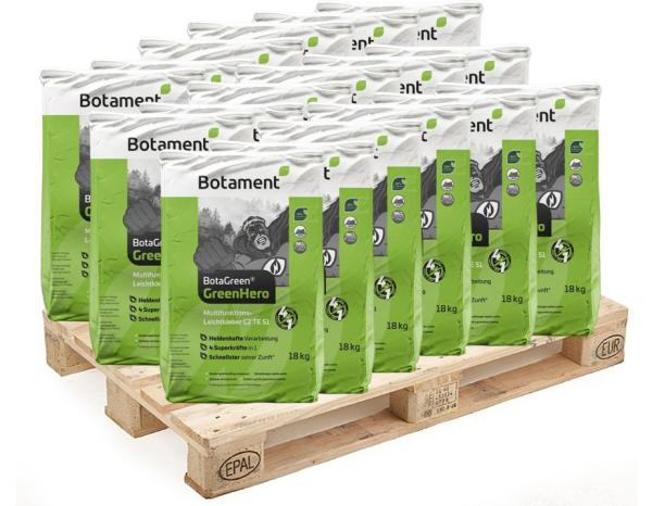 1 Palette á 48 Sack Botament Green Hero Leichtfliesenkleber