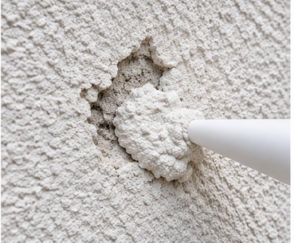 KIMTEC Strukturacryl 310 ml – körniges Rissacryl für Mauerwerk & Putz