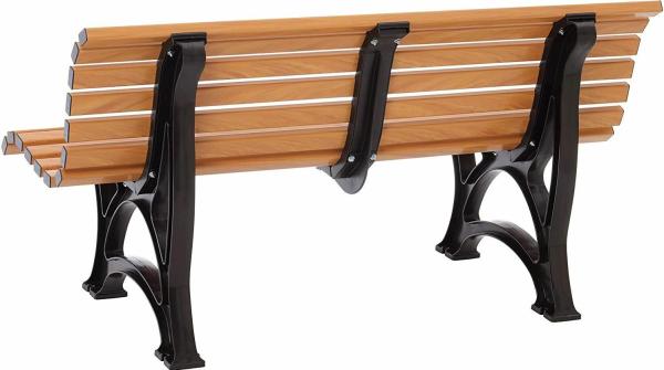 Blome Gartenbank Helgoland 3 Sitzer  Holzoptik