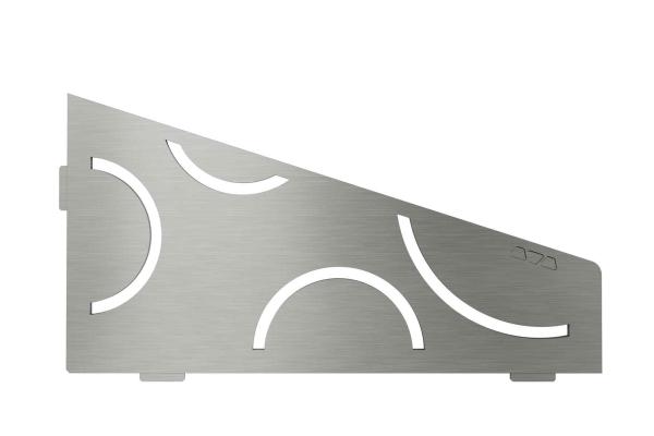 Schlüter Shelf  E S3  Curve  295x154mm Edelstahl gebürstet