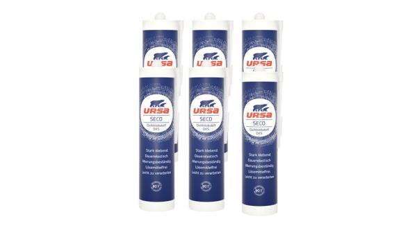 6 x URSA SECO DKS 310 ml Dichtklebstoff für Dampfbremse & Folien