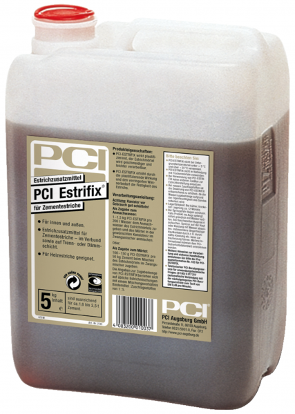 5 kg PCI Estrifix Estrichzusatzmittel für Zementestriche