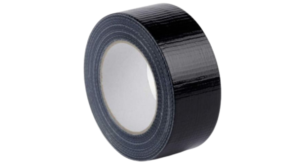 1 Rolle Gewebeklebeband Schwarz 48 mm x 50m