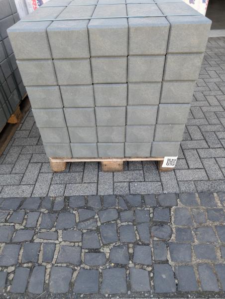 1 x hanit Rechteckpalisade Hohlprofil 16 x 12 x 60cm, grau